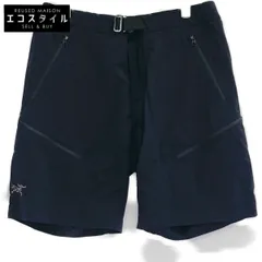 arcteryx ブラック 美品ハーフパンツ ジッパーポケット付き arcteryx ブラック 美品ハーフパンツ ジッパーポケット付き