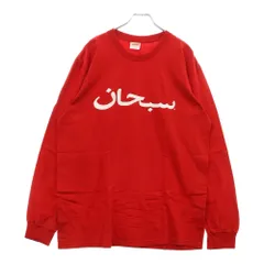 SUPREME (シュプリーム) 17AW Arabic Logo L/S Tee アラビックロゴ クルーネック長袖Tシャツ カットソー レッドのサムネイル