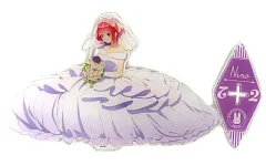 【中古】アクリルスタンド・アクリルパネル 中野二乃(ドレス) 描き下ろしアクリルフィギュアL 「五等分の花嫁∬」