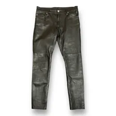5351 pour les hommes レザーパンツ 革パン 5351プールオム 46 65738Aのサムネイル