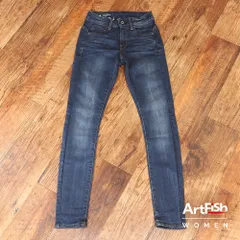 G-STAR RAW/23インチ/デニムパンツ D05281-6553 スキニー ミッドウエスト ジーンズ  ジースターロウ 新品/青/ブルー/ky516/