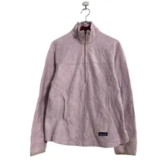patagonia フリース ジャケット レディース M ピンク パタゴニア ハーフジップ アウトドア 古着卸 アメリカ仕入 a607-5489