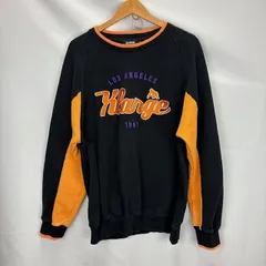 X-LARGE 切替　刺繍ロゴ　スウェット　トレーナー　サイズⅬ　№101214012021　06102806　01