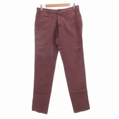 ムッシュニコル monsieur NICOLE REGULAR FIT テーパードパンツ チノパン ストレッチ 46 紫 パープル系 /VU△ 0311のサムネイル