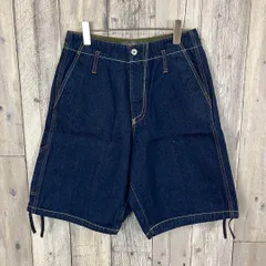 ステューシー デニム ショートパンツ ハーフパンツ 赤ステッチ USA製 新作☆【STUSSY】デニム ビッグ オルジャン デニム ハーフパンツ