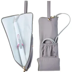 【専門家監修】ヘアアイロンケース 耐熱 収納ポーチ 吊り下げ 可愛い ケース コテ 旅行収納ポケット付き 300℃対応 トープ ＫＴ ＢＡＳＥ [トープ]