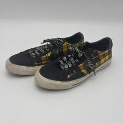 CONVERSE ワンスター タータンチェック 26cm イエロー 限定