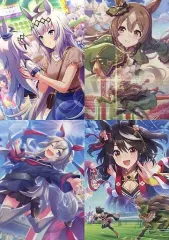 【中古】雑貨 全4種セット イラストボード 「一番くじ ウマ娘 プリティーダービー 1弾」 D賞