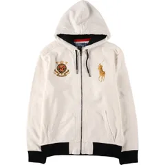 古着 ラルフローレン Ralph Lauren POLO by Ralph Lauren ビッグポニー スウェットフルジップパーカー メンズL相当/eaa582161