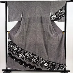 A123愛華 訪問着　刺繍　総絞り　正絹　　美品 A123愛華 訪問着 刺繍 総絞り 正絹 美品 正絹刺繍が上品な付け下げ袷