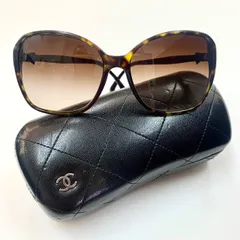 CHANEL サングラス ココリボン 購入 プラスチック ブラウン系 5281-Q-A