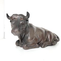 時代物　純銅製　牛　置物　文房具　インテリア　アンティーク 時代物 純銅製 牛 置物 文房具 インテリア アンティーク