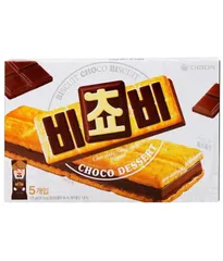 オリオン ビチョビ 125g (5個入り) チョコ ビスケット 韓国菓子 送料無料のサムネイル