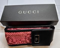 GUCCI レッド レザー キーホルダー グッチ ヴィンテージ 新品未使用