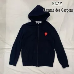 古*】様 【再出品】美品　PLAY COMME des GARÇONS　パーカー PLAY COMME des GARCONS プレイ コム デ ギャルソン パーカー 赤