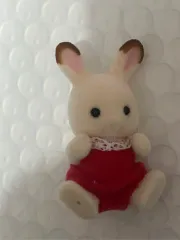 Sylvanian Families(シルバニアファミリー) 家族 赤 ワンピース うさぎ 人形