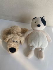 レア レトロ 子犬 como&ray 22cm＆Meisei Kigyo ぬいぐる