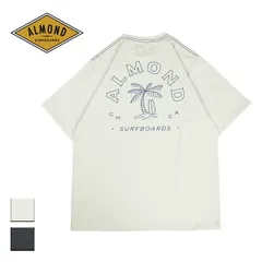 【新品】 Almond Surf アーモンドサーフ PARADISE S/S UT メンズ/レディース オフホワイト/チャコール S-L SF8004のサムネイル