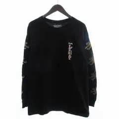 Wacko Maria 長袖カットソー ブラック 虎刺繍 WACKO MARIA(ワコマリア) / ロンT/長袖Tシャツ/XL/ブラック/ロゴ