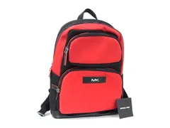 ■新品■未使用■ MICHAEL KORS マイケルコース ナイロンキャンバス リュックサック バックパック デイパック レッド系 BJ9398