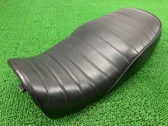 ゼファー750 ワークスクオリティ製 25㎜ダウン タックロール ローシート ゼファー750 カスタムシート ロール・ブラック 25mmダウン WORKS