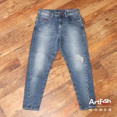 DIESEL/23インチ/デニムパンツ 00SHE7-084TZ リラックスフィット ジョグ ジーンズ  ディーゼル 新品/青/ブルー/ky642/