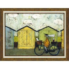 ベルナール ビュッフェ 「海岸」、希少画集画、新品高級額装付 - メルカリ