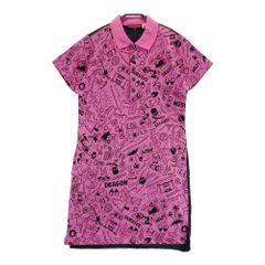 希少 美品】マークアンドロナ ワンピース カモフラージュ 総柄