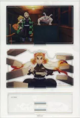 鬼滅の刃　無限列車編　ミニジオラマアクリルスタンド　コンプリートセット　煉獄 劇場版 鬼滅の刃 無限列車編 上映開始四周年記念カフェ ランダムミニ