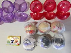 アンパンマン　バイキンマン　ソフトボール　６個　ガチャガチャ