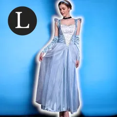 ◆新品◆シンデレラ 大人コスチューム ドレス Lサイズ仮装ハロウィンdハロ