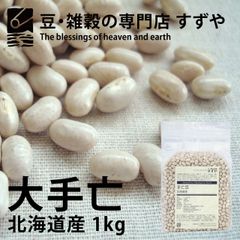 大手亡 1kg×9 2024年産 令和6年産 北海道産 白いんげん チャック有り 倉庫直送