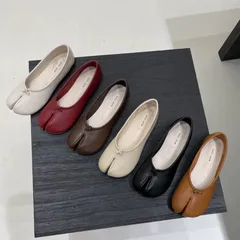 ５色からお選び足袋 足袋パンプス 足袋シューズ レディース パンプス ぺたんこ バレエ シューズ バレリーナ 靴 タビパンプス フラットシューズ ローヒール 靴 柔らかい 歩きやすい 疲れにくい 痛くない PU