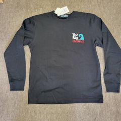 ハワイアンTシャツ　長袖　フララ二　ハワイ　刺繍　クジラ　虹　ロングTシャツ　Mサイズ　綿100％　タグ付き　224Hu1LT054