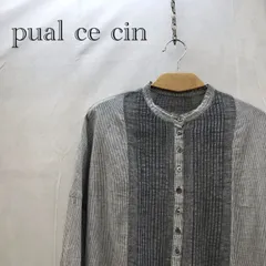 pual ce cin ピュアルセシン チュニック グレー コットン 長袖 レディース