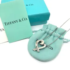 Tiffany & Co. ティファニー ネックレス シルバー SV925 ラビング ハート アクセサリー 良品 M9966