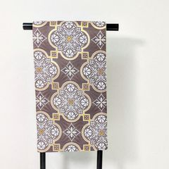 新品・仕立て上がり】袋帯 紫 ラベンダー 全通 ポリエステル 古典 kb6  