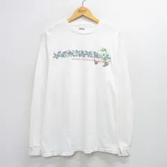XL/古着 TULTEX 長袖 ビンテージ Tシャツ メンズ 90s トカゲ コットン クルーネック 白 ホワイト 25aug06 中古のサムネイル