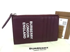 ■新品■未使用■ BURBERRY バーバリー フラグメントケース コインケース 小銭入れ カードケース カード入れ ボルドー系 FP4488