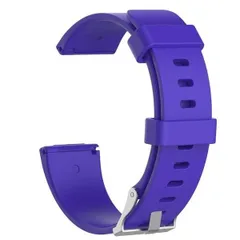 スマートウォッチ 交換ベルト 軽量 耐久性 ベルト 調整可能 腕時計 高品質シリコン 腕時計バンド 紫-L紫-LP_2