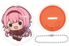 【中古】雑貨 周央サンゴ アクリルスタンドキーホルダー 「DMMスクラッチ! バーチャルYouTuber にじさんじ 第四弾」 D-8賞