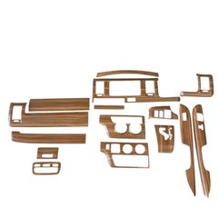 ナチュラルウッド) インテリアパネル 2Pセットジムニー JB23系 JB43