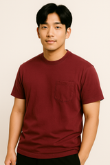 Tシャツ　ディッキーズ　Dickies 　エンジ　Lサイズ　※Used