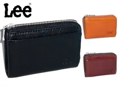 Lee リー イタリアンレザーシリーズ ラウンドファスナー式小銭入れパスケース付き 定期入れ パスケース 0520236 520236 折り財布 長財布 札入 snma05