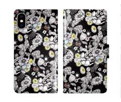 [iPhone11 Pro] iPhone16 Pro ケース スカラー スマホケース 手帳型 iPhone16 Plus ケース アイフォン16 15 14 13 12 11 スマホカバー 全機種対応 手帳 ScoLar うさぎ キノコ フラワー ゴスロリ風