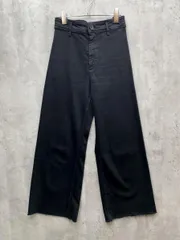 ZARA ザラ ワイド デニムパンツ sizeEUR36/黒 ■◇レディース