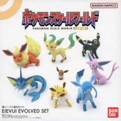 ポケモンスケールワールド ボタン、ニンフィア イーブイ進化セット 未