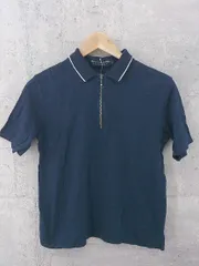 ◇ Ralph Lauren polo golf ラルフローレン 半袖 ハーフジップ Tシャツ カットソー サイズS ネイビー レディース  【1002800848249】