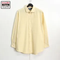 00s RALPH LAUREN ストライプ柄 長袖シャツ メンズ XLサイズ相当 ビッグサイズ オーバーサイズ