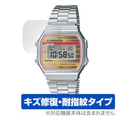 CASIO Collection STANDARD A168WE 保護 フィルム OverLay Magic for カシオ コレクション スタンダード 傷修復 耐指紋 指紋防止